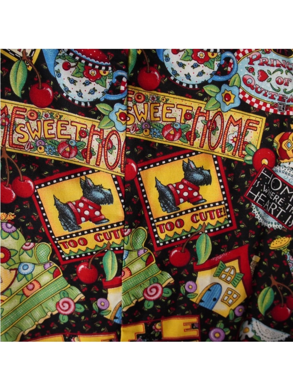 Dee's Design Vintage Handmade Cherry Cottage Core Farm Core Size XL Home Family - Picture 9 of 14
